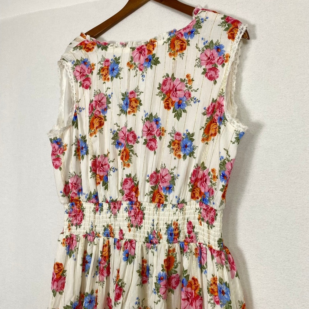 Anthropologie Beyond Words 2X Maxi Dress Cottagecore Romantic Coquette Feminine - Picture 5 of 8